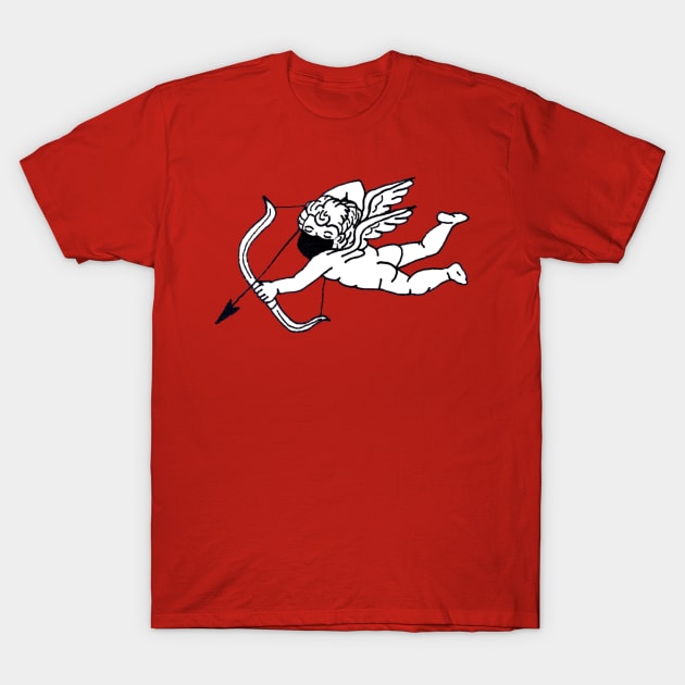 Covid Cupid T-Shirt by cheyroseart